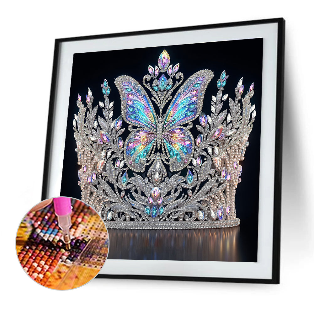Gorgeous Crown - Special Shaped Drill Diamond Painting 30*30CM