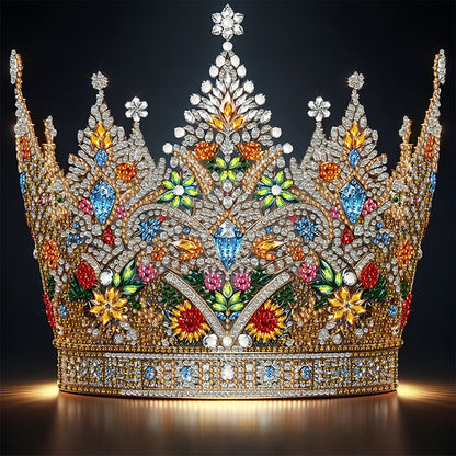 Gorgeous Crown - Special Shaped Drill Diamond Painting 30*30CM