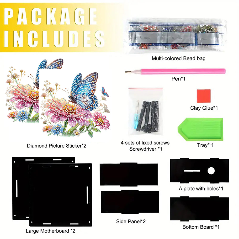 Cat Diamond Painting Money Saving Box Diamond Painting Change Holder Case Decors