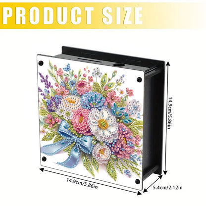 Cat Diamond Painting Money Saving Box Diamond Painting Change Holder Case Decors