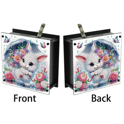 Cat Diamond Painting Money Saving Box Diamond Painting Change Holder Case Decors