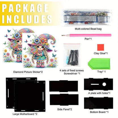 Cat Diamond Painting Money Saving Box Diamond Painting Change Holder Case Decors