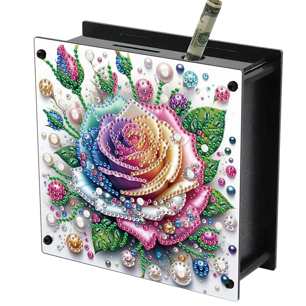 Cat Diamond Painting Money Saving Box Diamond Painting Change Holder Case Decors
