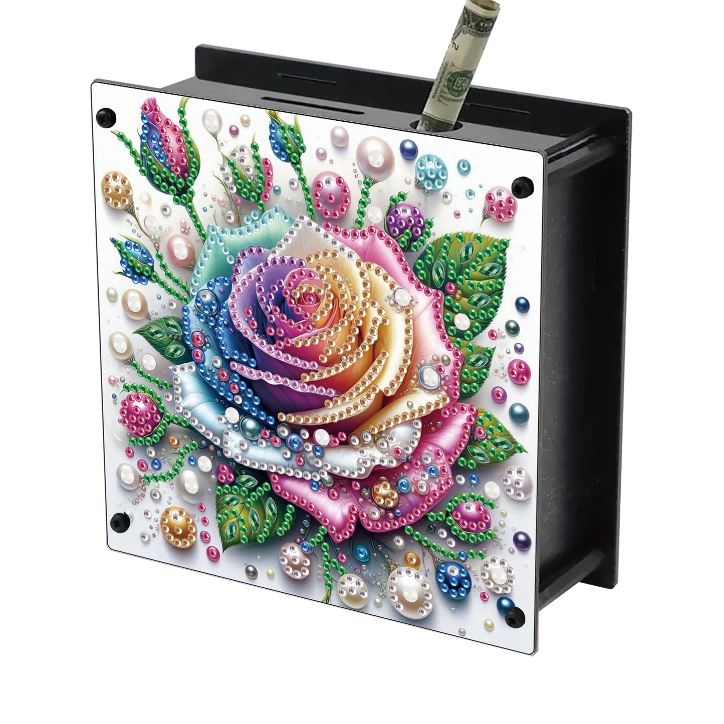 Cat Diamond Painting Money Saving Box Diamond Painting Change Holder Case Decors
