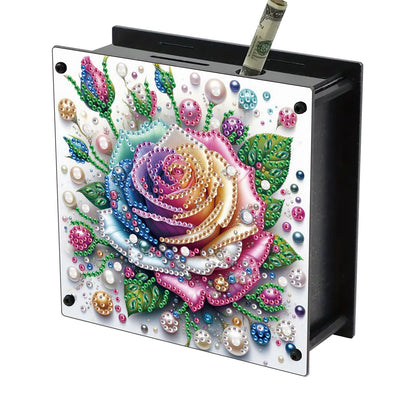 Cat Diamond Painting Money Saving Box Diamond Painting Change Holder Case Decors