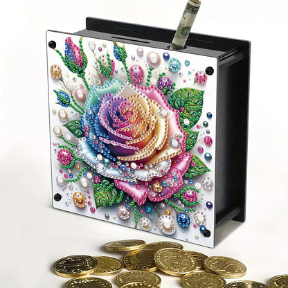 Cat Diamond Painting Money Saving Box Diamond Painting Change Holder Case Decors