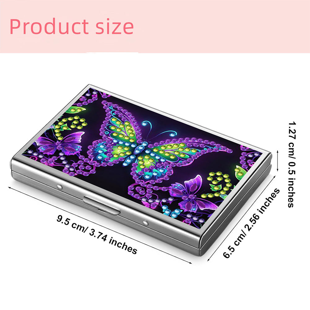 Diamond Painting Credit Card Holder Tree Business Card Holder for Outdoor Travel