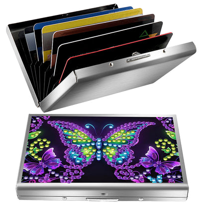 Diamond Painting Credit Card Holder Tree Business Card Holder for Outdoor Travel