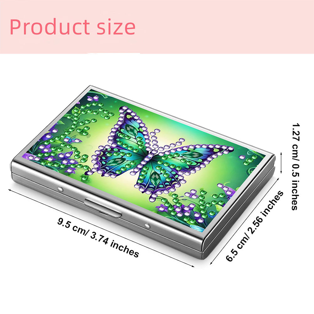 Diamond Painting Credit Card Holder Tree Business Card Holder for Outdoor Travel