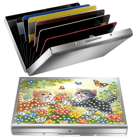 Diamond Painting Credit Card Holder Tree Business Card Holder for Outdoor Travel