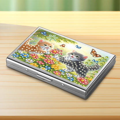 Diamond Painting Credit Card Holder Tree Business Card Holder for Outdoor Travel