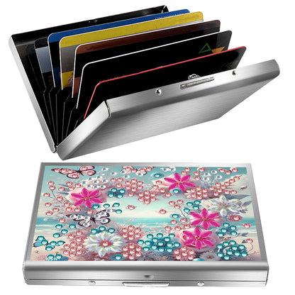 Diamond Painting Credit Card Holder Tree Business Card Holder for Outdoor Travel