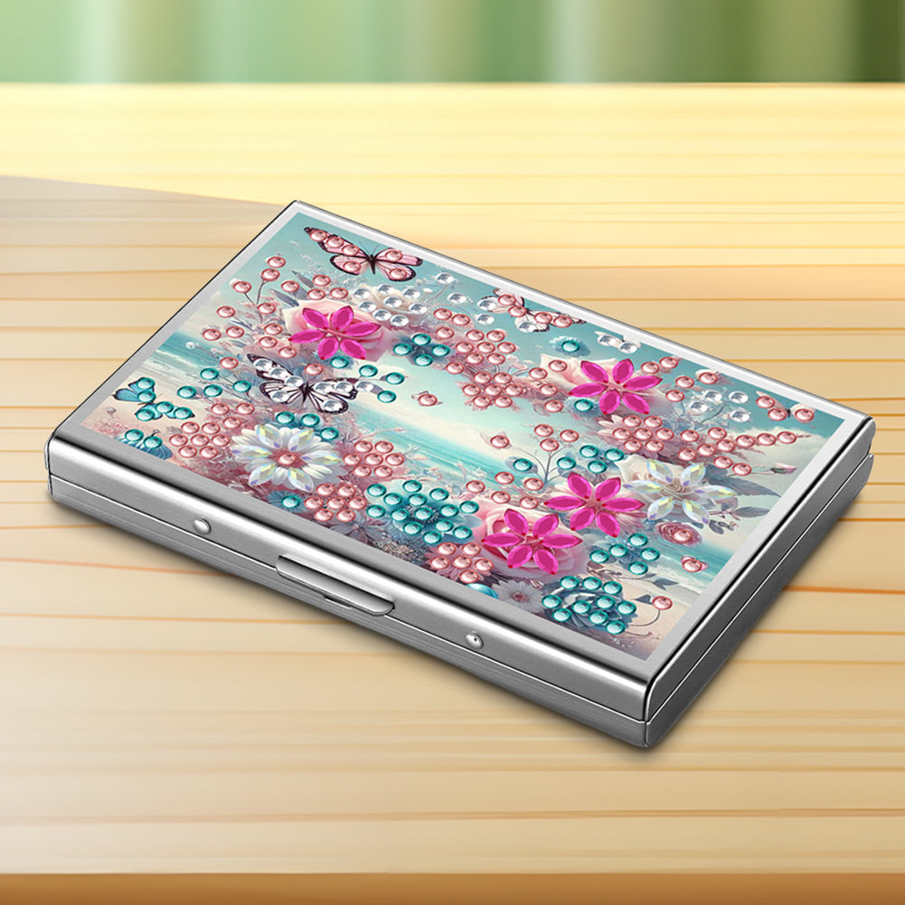Diamond Painting Credit Card Holder Tree Business Card Holder for Outdoor Travel