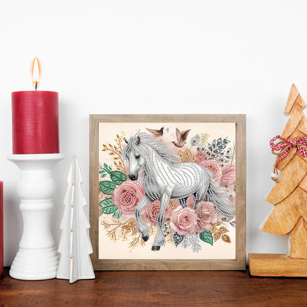 Horse - Special Shaped Drill Diamond Painting 30*30CM
