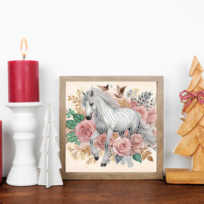 Horse - Special Shaped Drill Diamond Painting 30*30CM