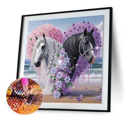 Horse - Special Shaped Drill Diamond Painting 30*30CM