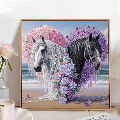 Horse - Special Shaped Drill Diamond Painting 30*30CM