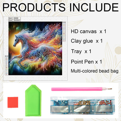 Horse - Special Shaped Drill Diamond Painting 30*30CM