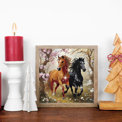 Horse - Special Shaped Drill Diamond Painting 30*30CM