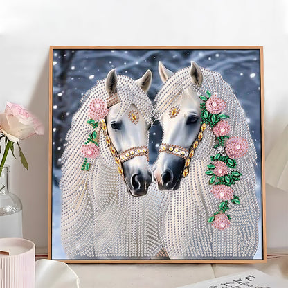 Horse - Special Shaped Drill Diamond Painting 30*30CM