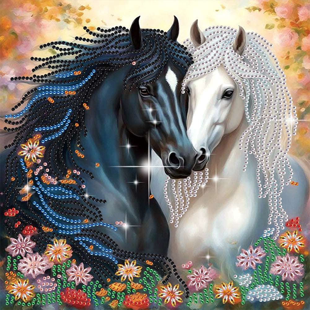 Horse - Special Shaped Drill Diamond Painting 30*30CM