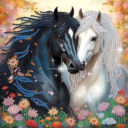 Horse - Special Shaped Drill Diamond Painting 30*30CM