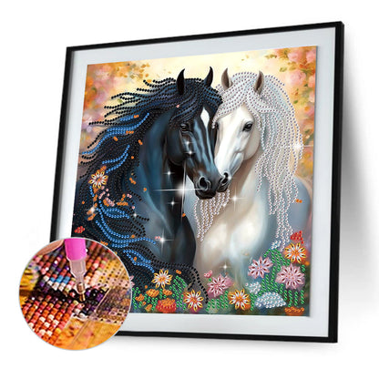 Horse - Special Shaped Drill Diamond Painting 30*30CM
