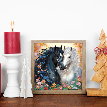 Horse - Special Shaped Drill Diamond Painting 30*30CM