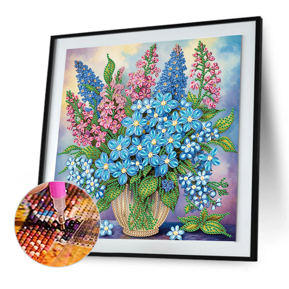 Flower In A Bouquet - Special Shaped Drill Diamond Painting 30*30CM