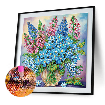 Flower In A Bouquet - Special Shaped Drill Diamond Painting 30*30CM