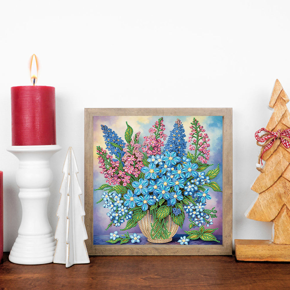 Flower In A Bouquet - Special Shaped Drill Diamond Painting 30*30CM