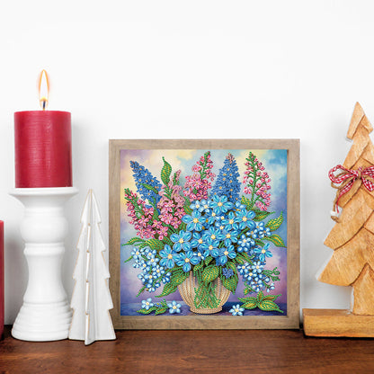 Flower In A Bouquet - Special Shaped Drill Diamond Painting 30*30CM