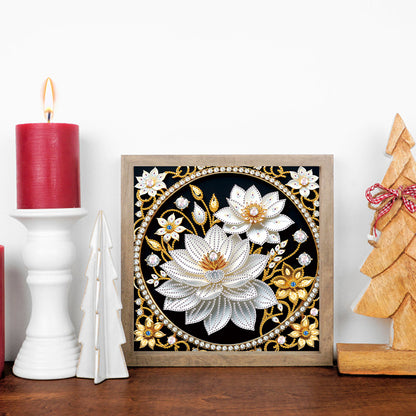 Flower In A Bouquet - Special Shaped Drill Diamond Painting 30*30CM