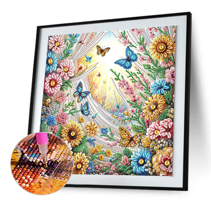 Flower In A Bouquet - Special Shaped Drill Diamond Painting 30*30CM