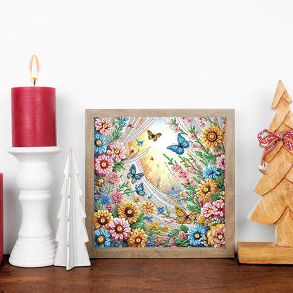 Flower In A Bouquet - Special Shaped Drill Diamond Painting 30*30CM