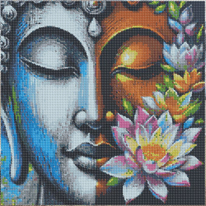Buddha Statue - Full Round Drill Diamond Painting 40*40CM