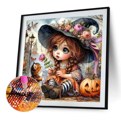 Cute Child - Full Round Drill Diamond Painting 40*40CM