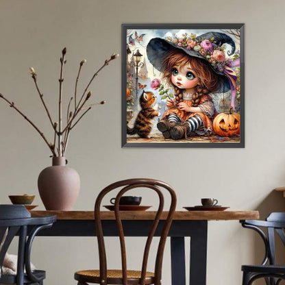 Cute Child - Full Round Drill Diamond Painting 40*40CM