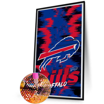 Buffalo Bills Logo - Full Round Drill Diamond Painting 30*55CM