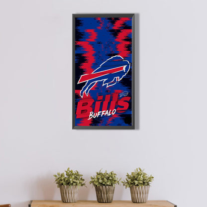 Buffalo Bills Logo - Full Round Drill Diamond Painting 30*55CM