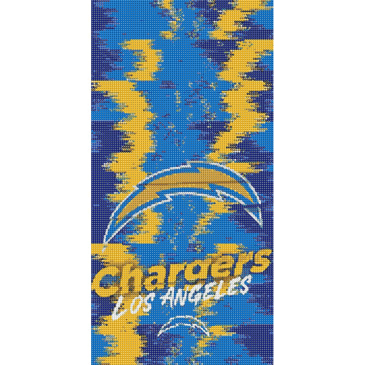 Los Angeles Chargers Logo - Full Round Drill Diamond Painting 30*55CM