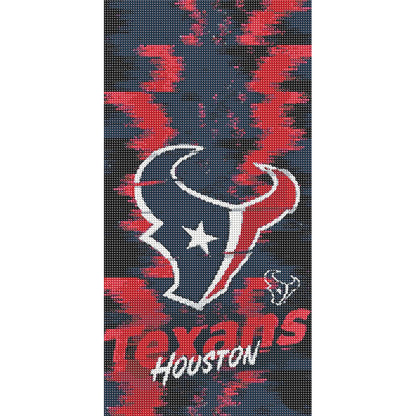 Houston Texans Logo - Full Round Drill Diamond Painting 30*55CM