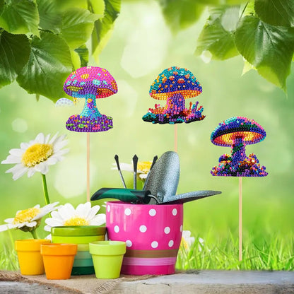 6Pcs Animal Stakes Diamond Painting Kits DIY Diamond Art Kits for Beginners