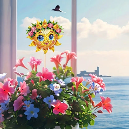 6Pcs Animal Stakes Diamond Painting Kits DIY Diamond Art Kits for Beginners