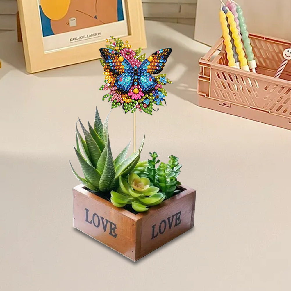 6Pcs Animal Stakes Diamond Painting Kits DIY Diamond Art Kits for Beginners