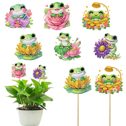 6Pcs Animal Stakes Diamond Painting Kits DIY Diamond Art Kits for Beginners