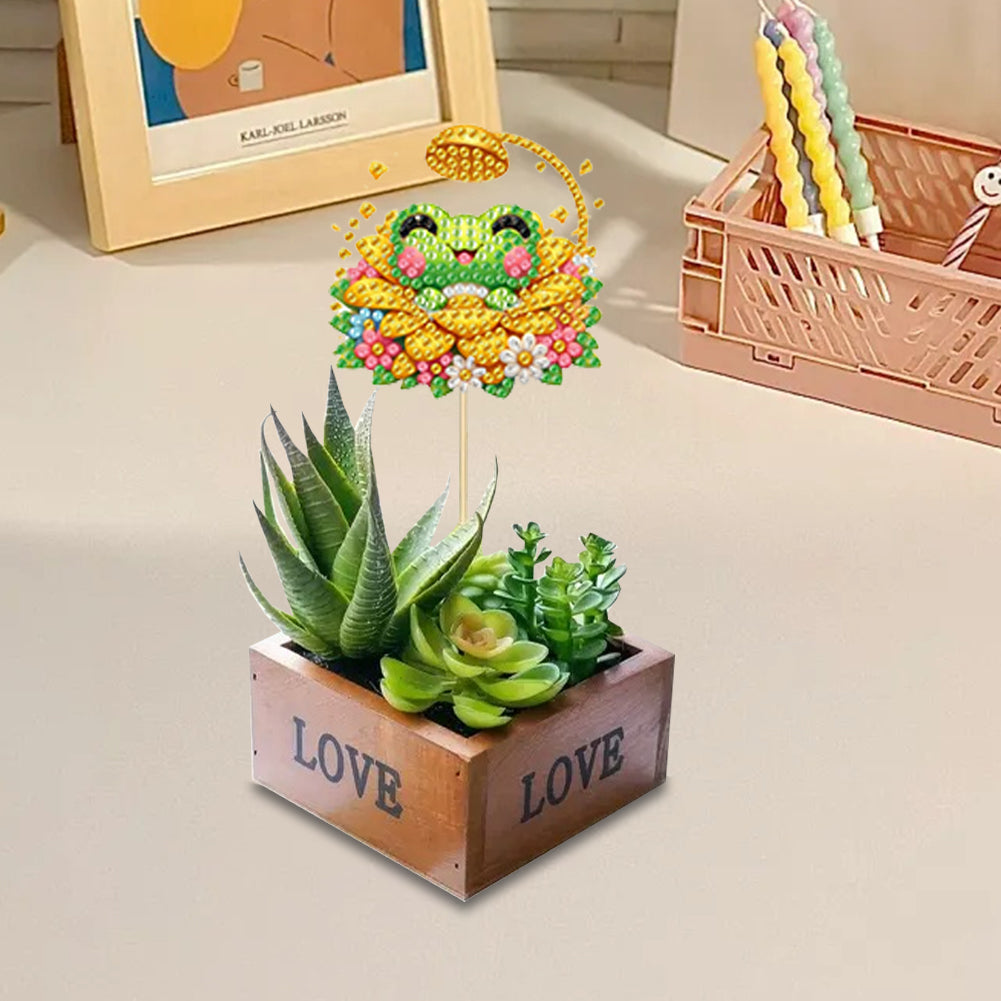 6Pcs Animal Stakes Diamond Painting Kits DIY Diamond Art Kits for Beginners