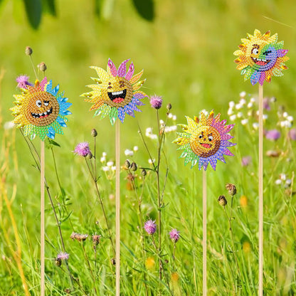 6Pcs Animal Stakes Diamond Painting Kits DIY Diamond Art Kits for Beginners