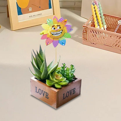 6Pcs Animal Stakes Diamond Painting Kits DIY Diamond Art Kits for Beginners