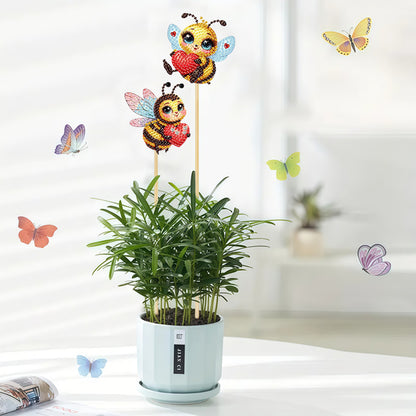 6Pcs Animal Stakes Diamond Painting Kits DIY Diamond Art Kits for Beginners